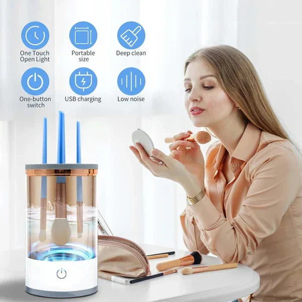 NoorAura™ Makeup Brush Cleaner – منظف فرش المكياج