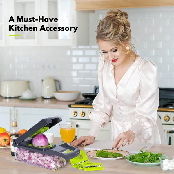 NoorAura™ Multifunctional Vegetable Slicer